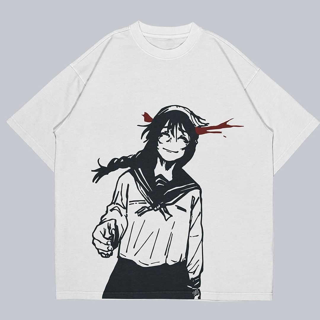 VINTAGE TEE丨Toji & Amanai shirt-JJK-AnimeClothe
