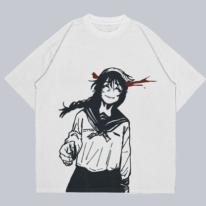 VINTAGE TEE丨Toji & Amanai shirt-JJK-AnimeClothe