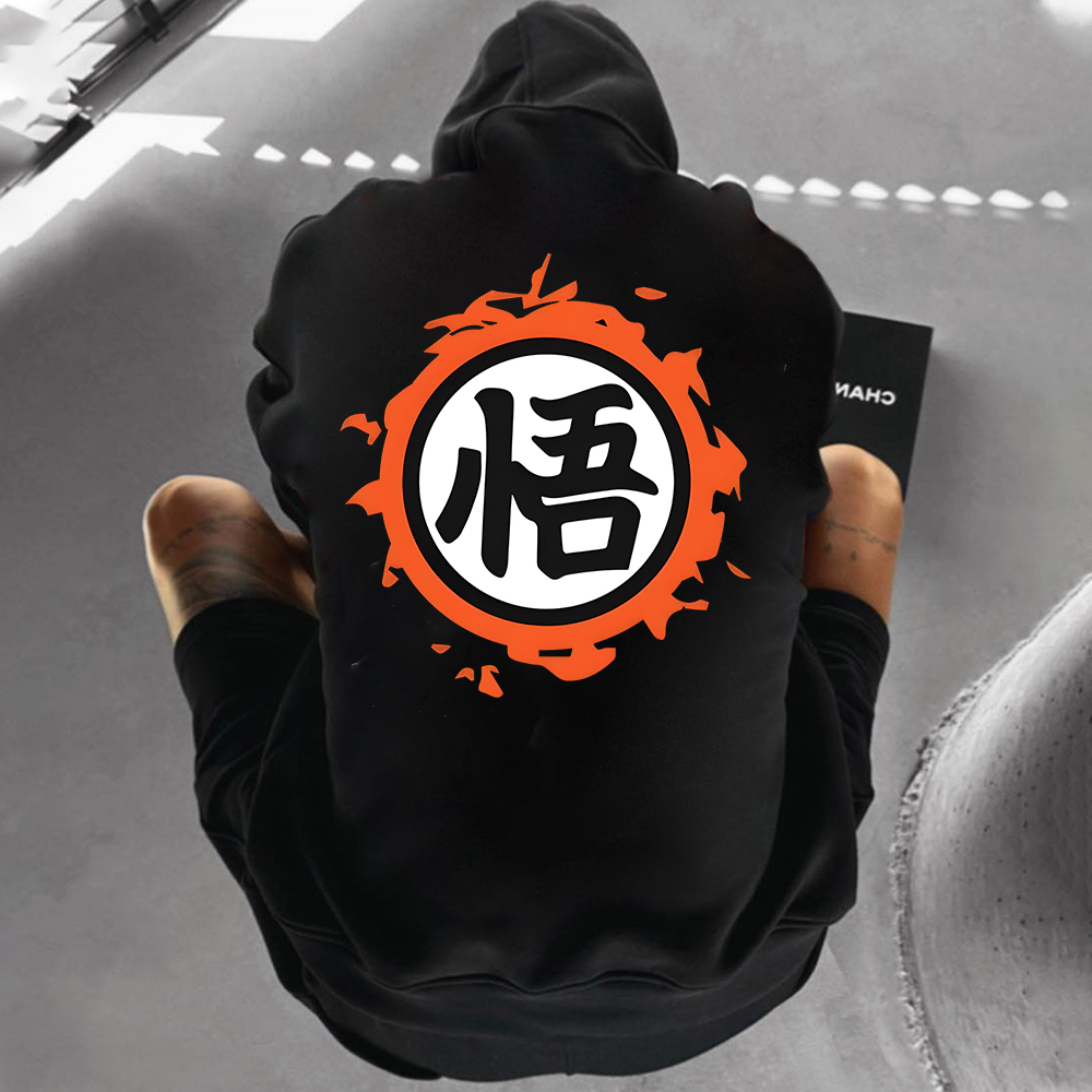 Unisex Anime Graphic Streetwear Vintage Hoodie