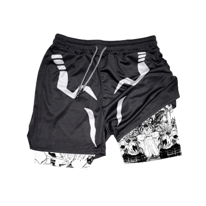 Anime Gym Performance Shorts-AnimeClothe
