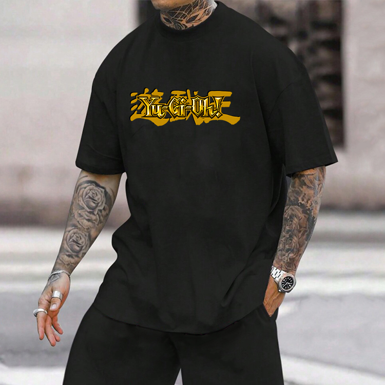 Unisex Anime Graphic Print T-Shirt-AnimeClothe