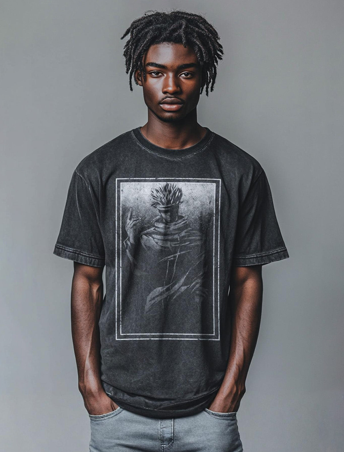 Satoru Divine Sorcerer Vintage Tee-Sporttstores