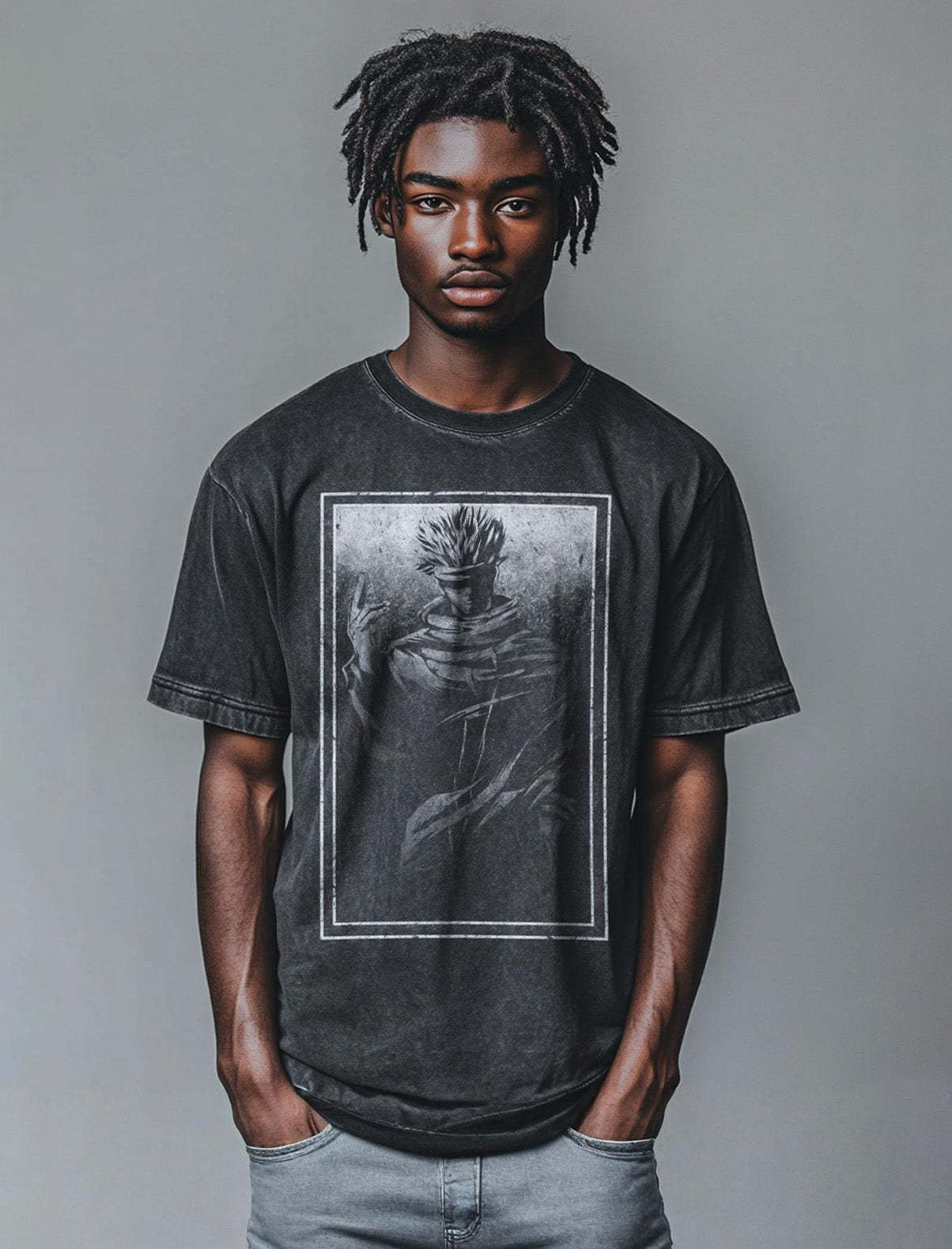 Satoru Divine Sorcerer Vintage Tee-Sporttstores