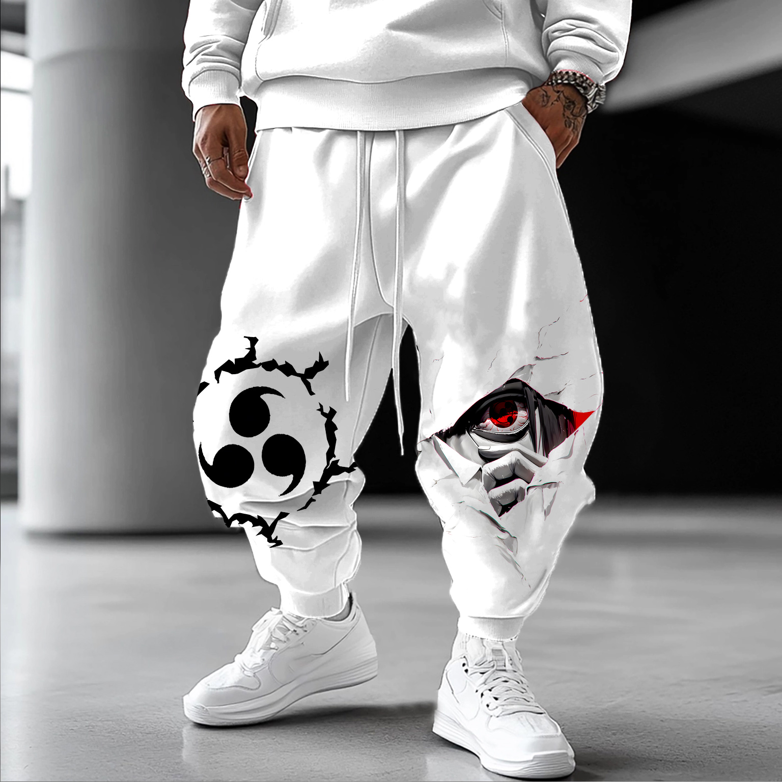 Unisex  Casual Anime Streetwear Pants-AnimeClothe