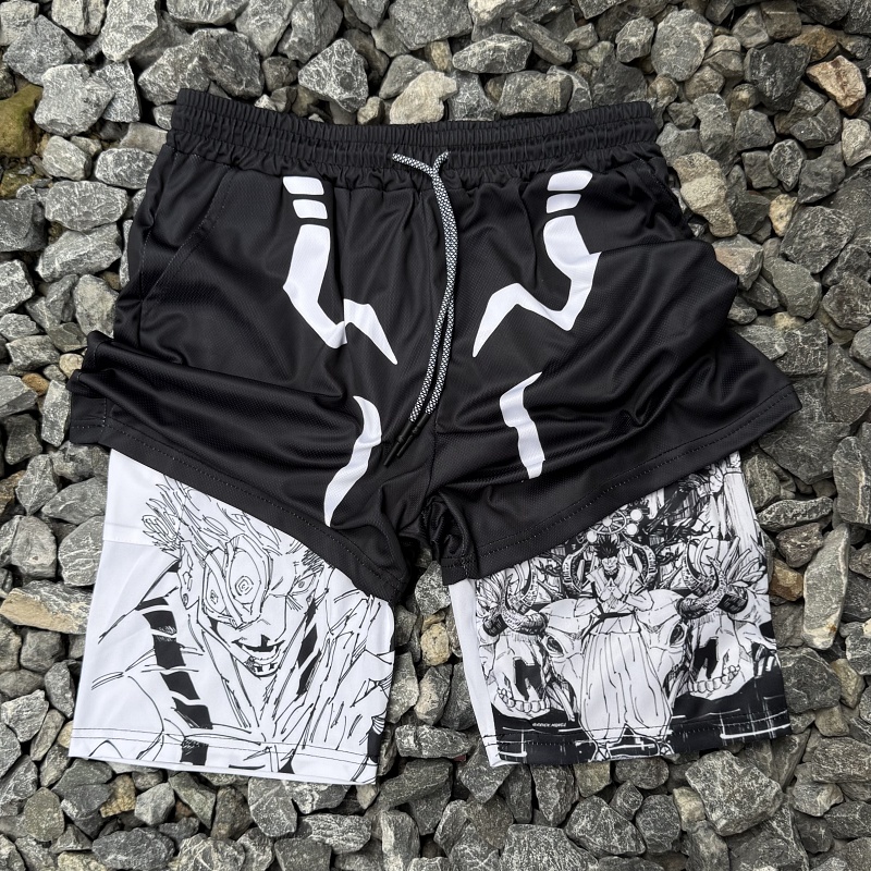 Anime Gym Performance Shorts-AnimeClothe