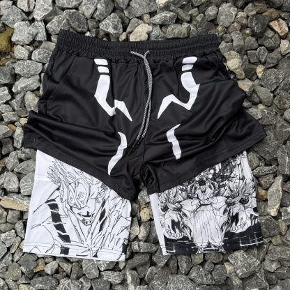 Anime Gym Performance Shorts-AnimeClothe