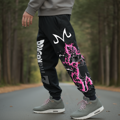 Men's Casual Cartoon Pencil Pants-AnimeClothe