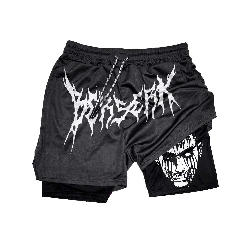 Anime Performance Gym Shorts-AnimeClothe