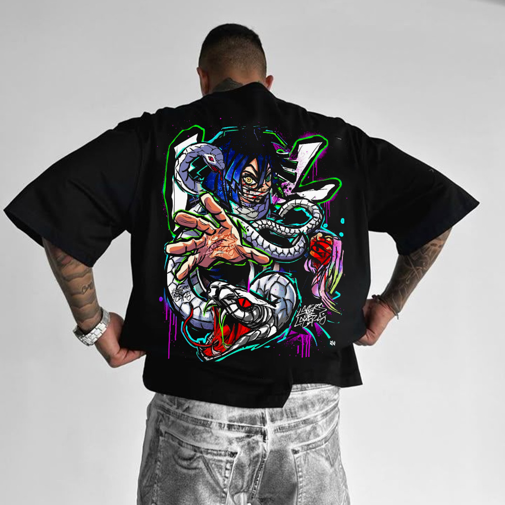 Unisex Anime Inspired Vintage T-Shirt