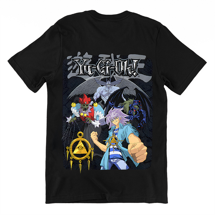 Unisex Anime Graphic Print T-Shirt-AnimeClothe