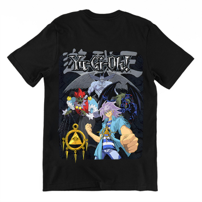 Unisex Anime Graphic Print T-Shirt-AnimeClothe