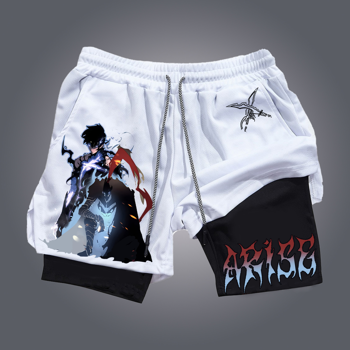 Unisex “Solo Leveling” Casual Anime Streetwear Shorts