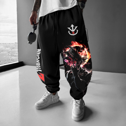 Unisex Anime Printed Gift Oversized Harem Pants-AnimeClothe
