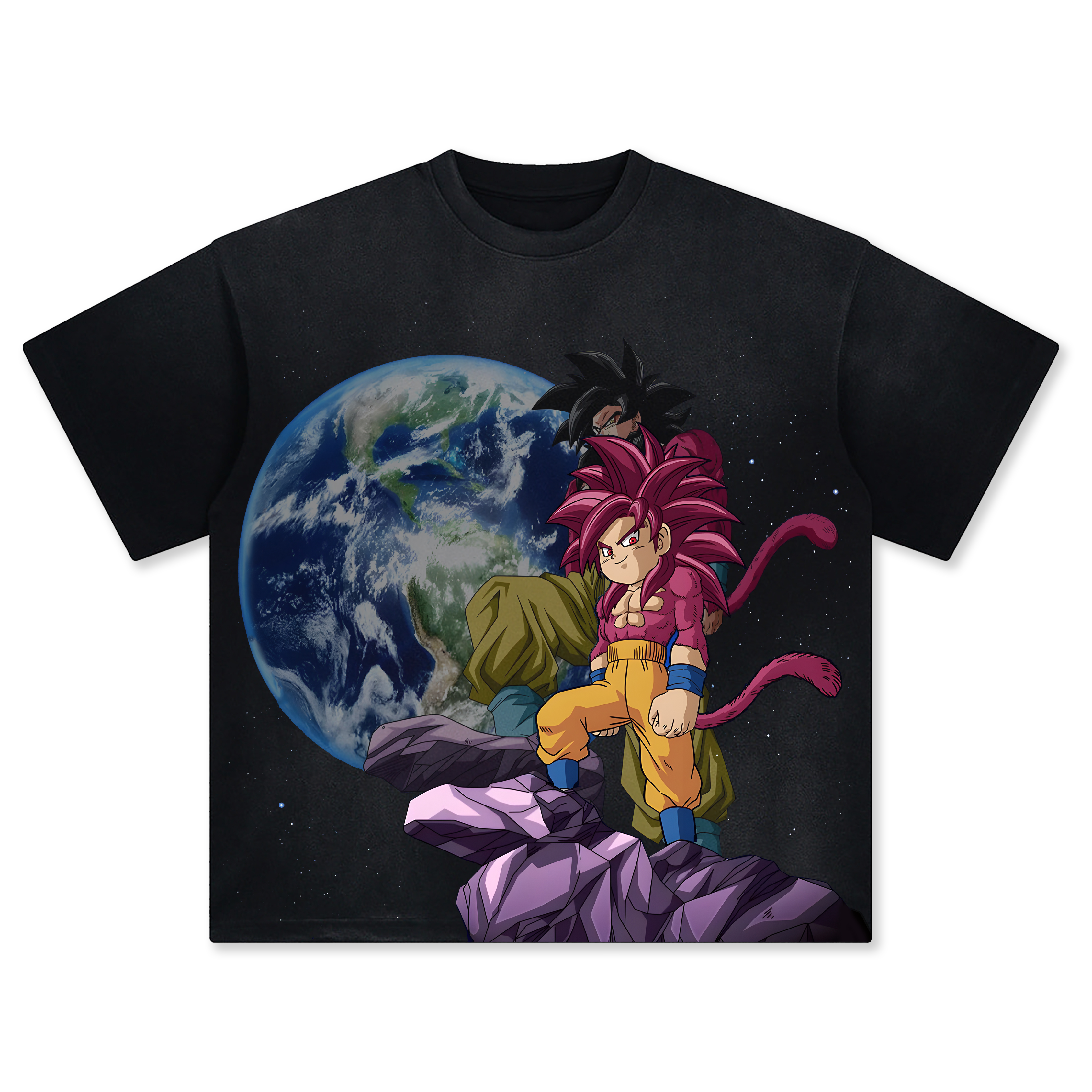 Unisex Anime Graphic Streetwear Vintage T-shirt-AnimeClothe