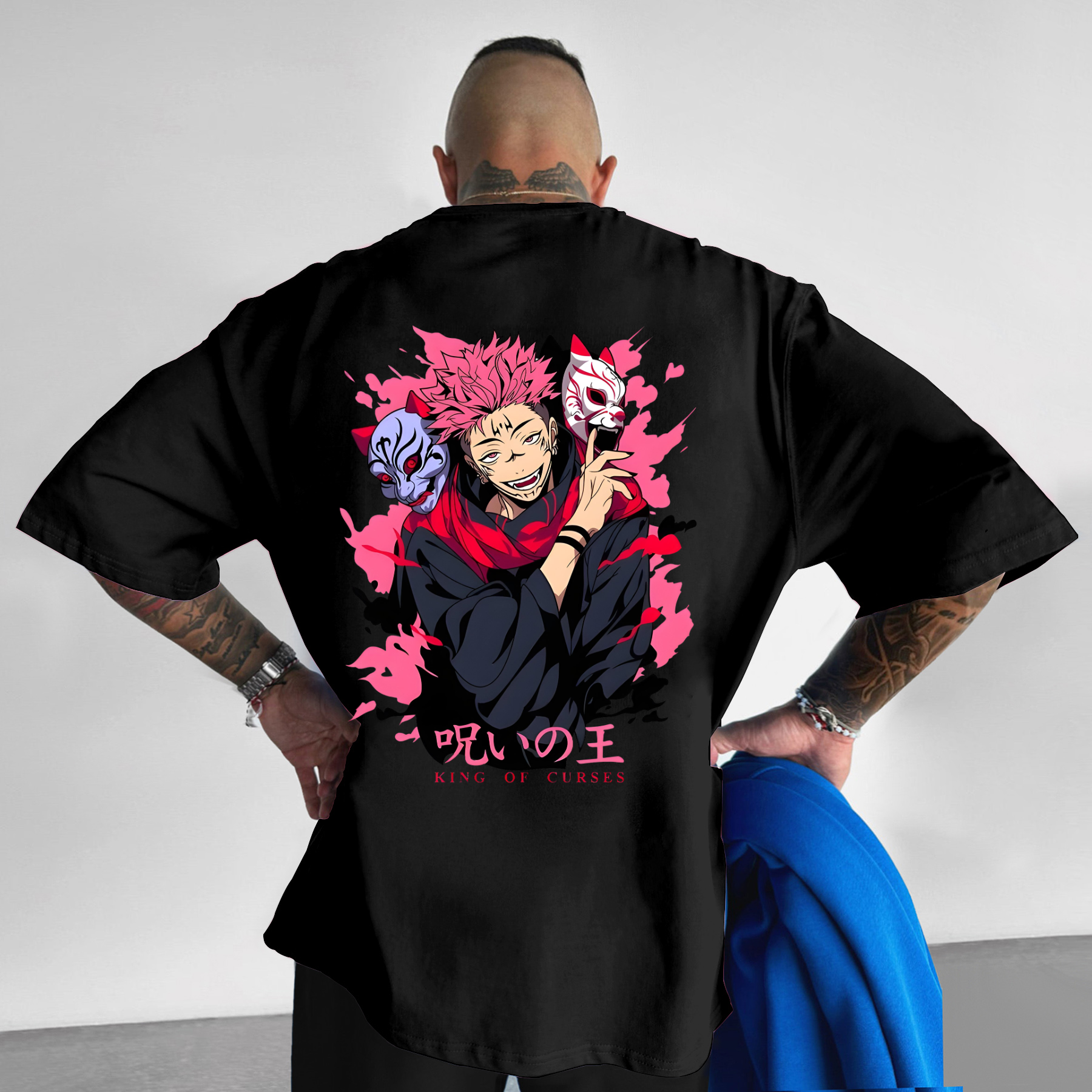 Casual Loose Anime Villain T-Shirt-AnimeClothe