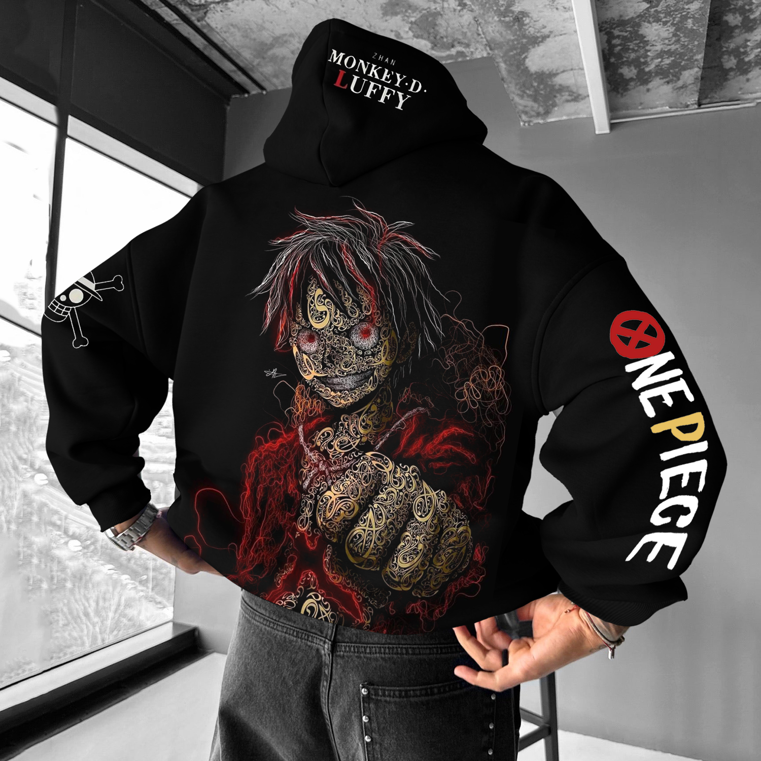 Universal Anime Lettering Design Hoodie