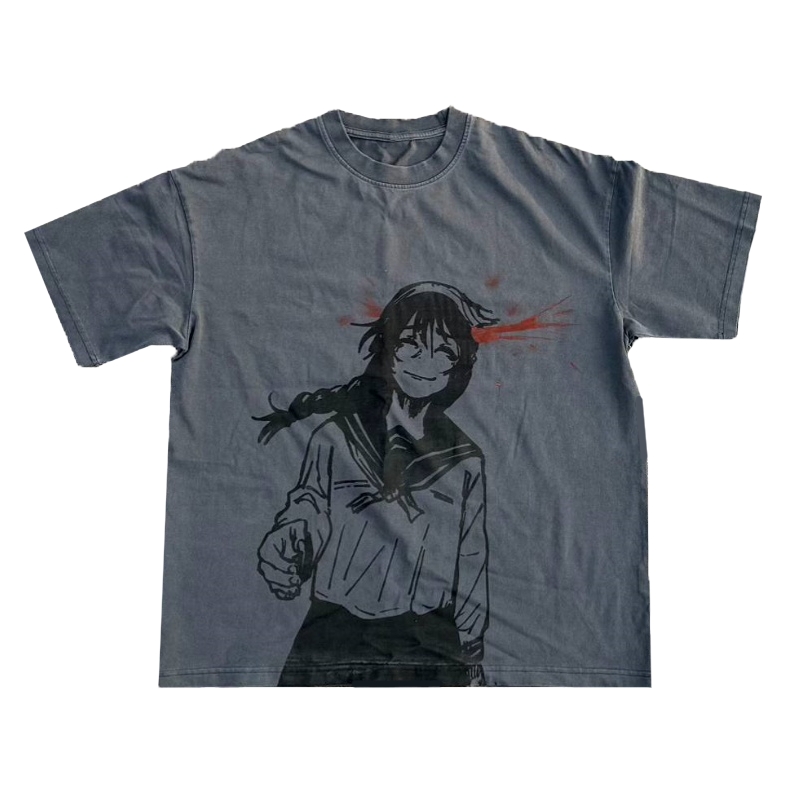 VINTAGE TEE丨Toji & Amanai shirt-JJK-AnimeClothe