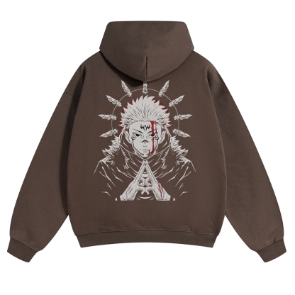 Unisex Casual Anime Print Hoodie-AnimeClothe