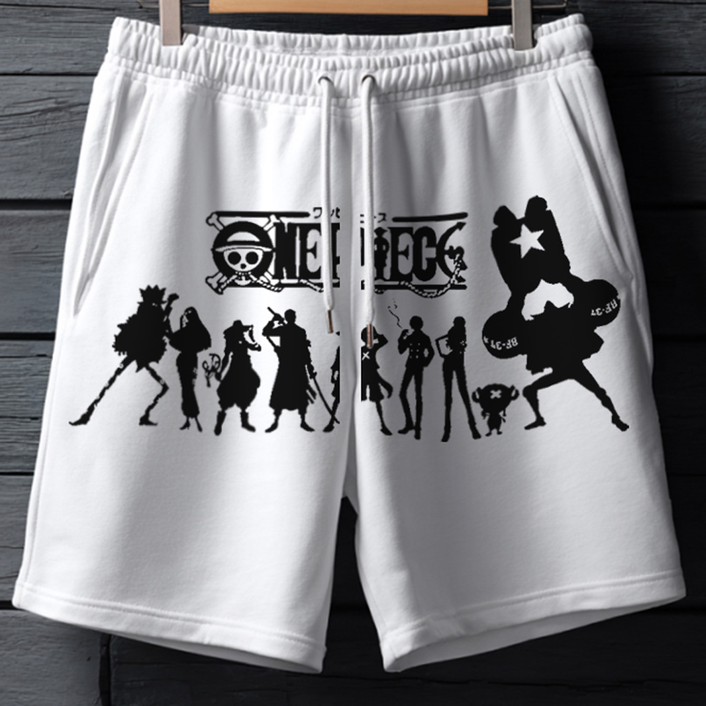 Stylish Graphic Print Shorts For Men-AnimeClothe