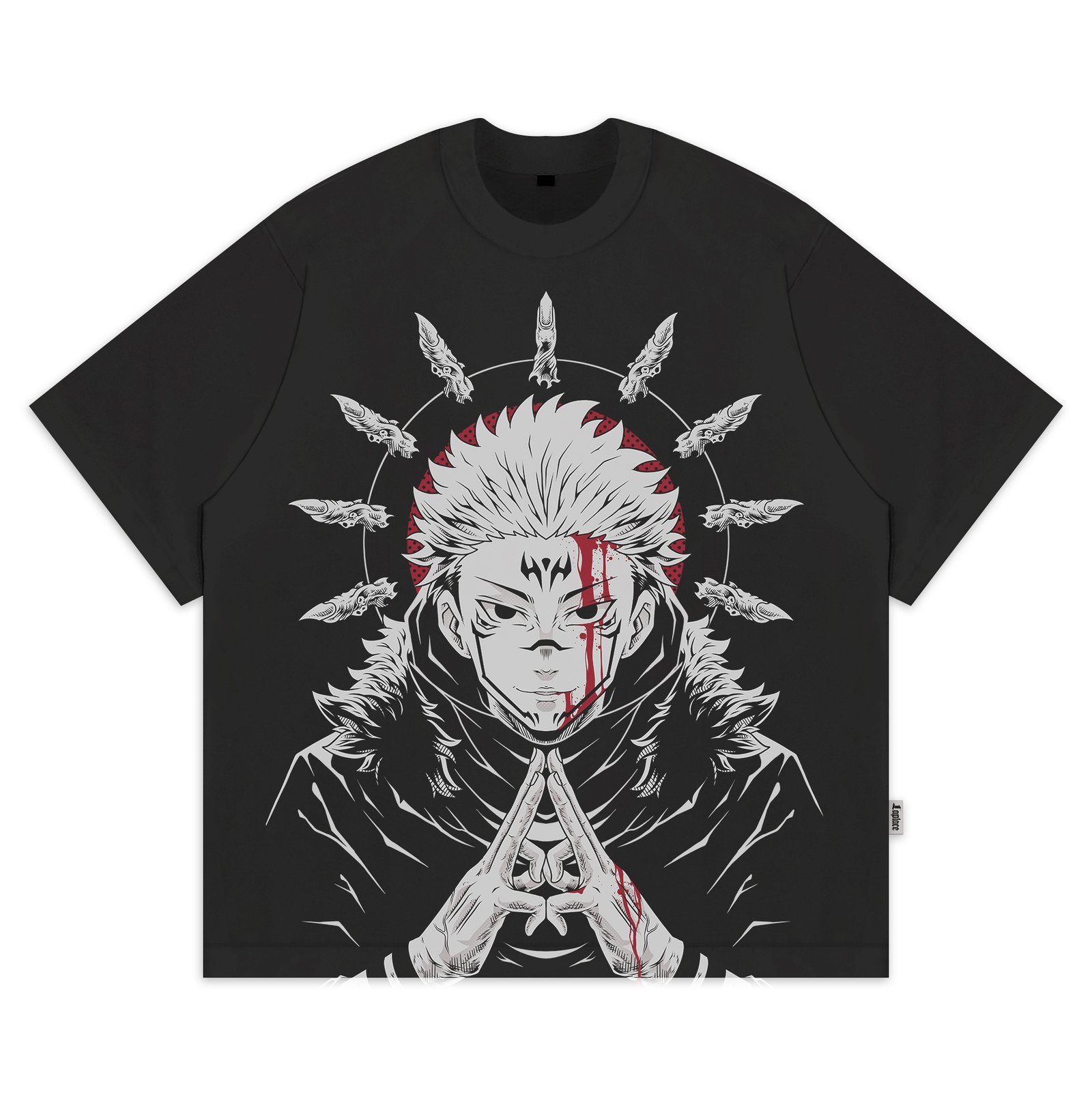 VINTAGE TEE丨King Cursed T-shirt - JJK-AnimeClothe