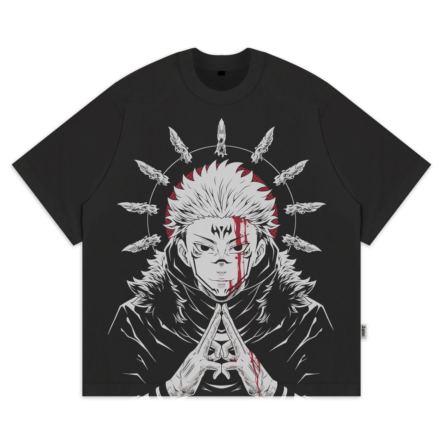 VINTAGE TEE丨King Cursed T-shirt - JJK-AnimeClothe