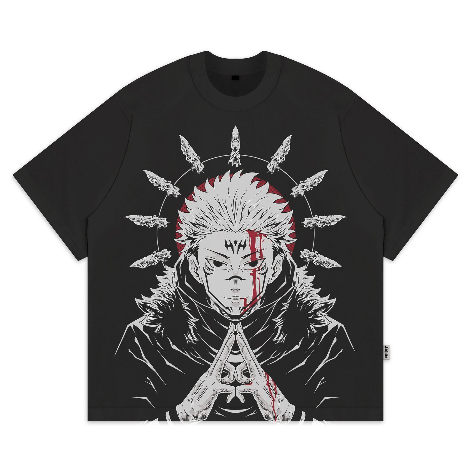VINTAGE TEE丨King Cursed T-shirt - JJK-AnimeClothe