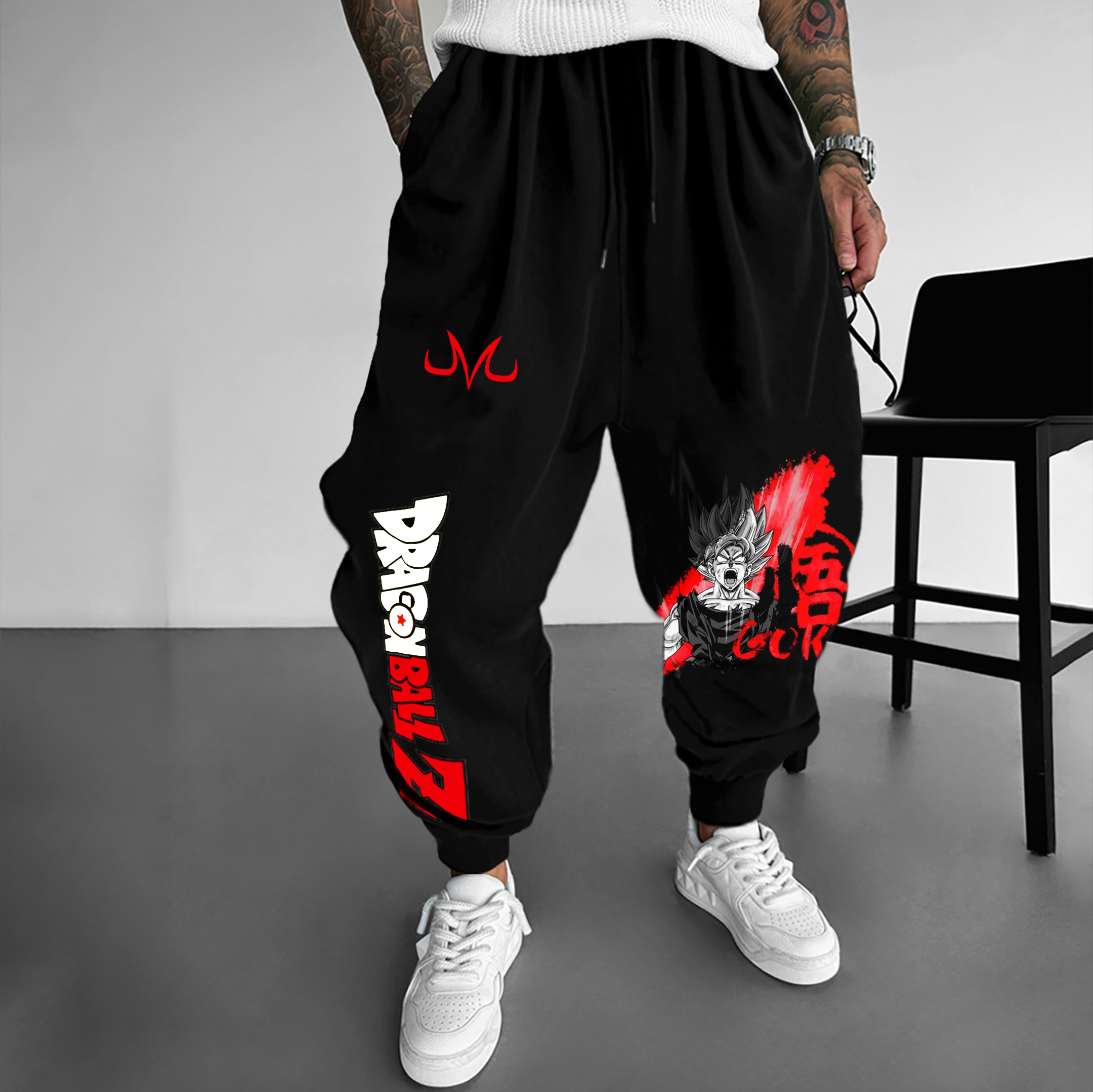 Unisex Oversized Anime Harem Pants-AnimeClothe