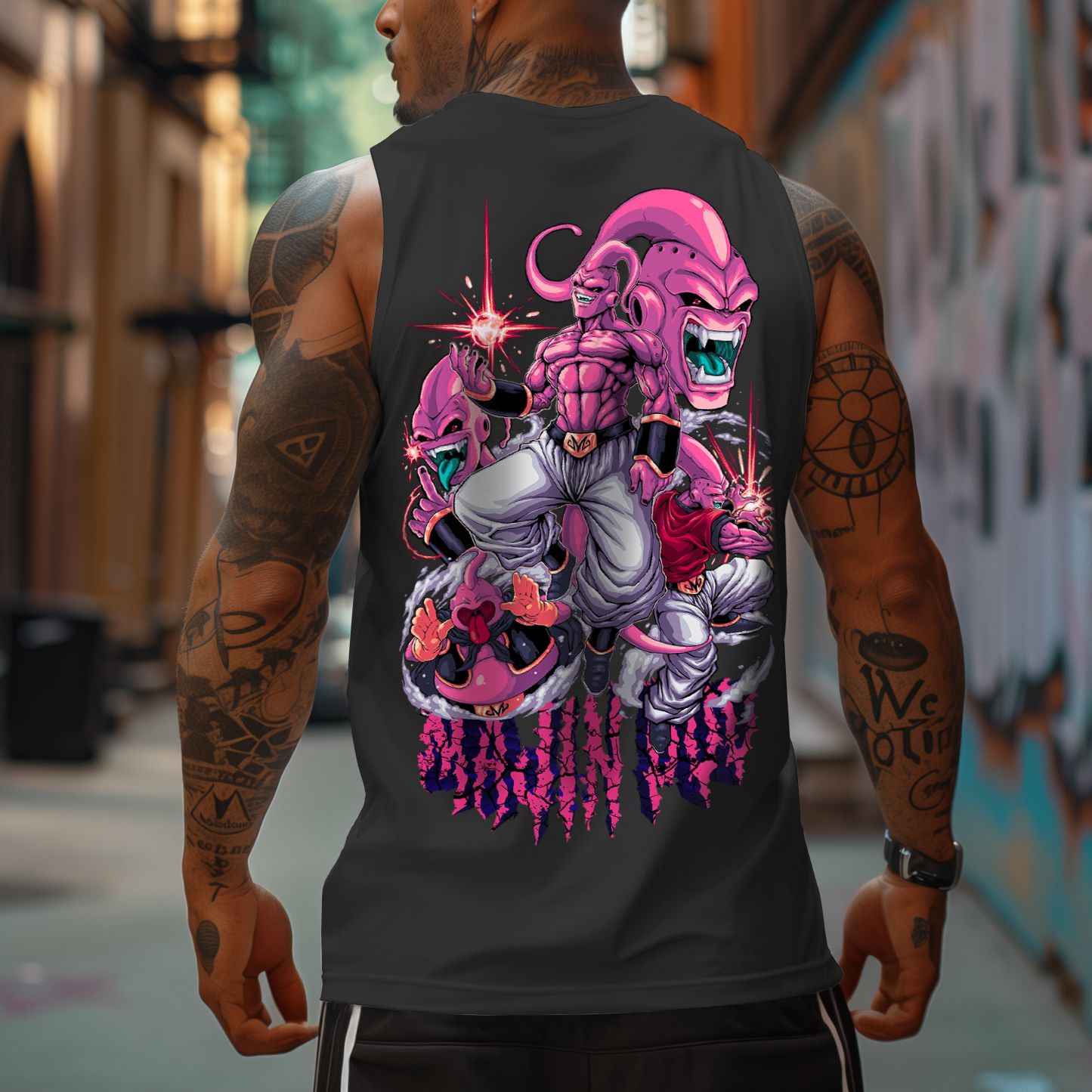 Unisex Anime Sleeveless Tank Top