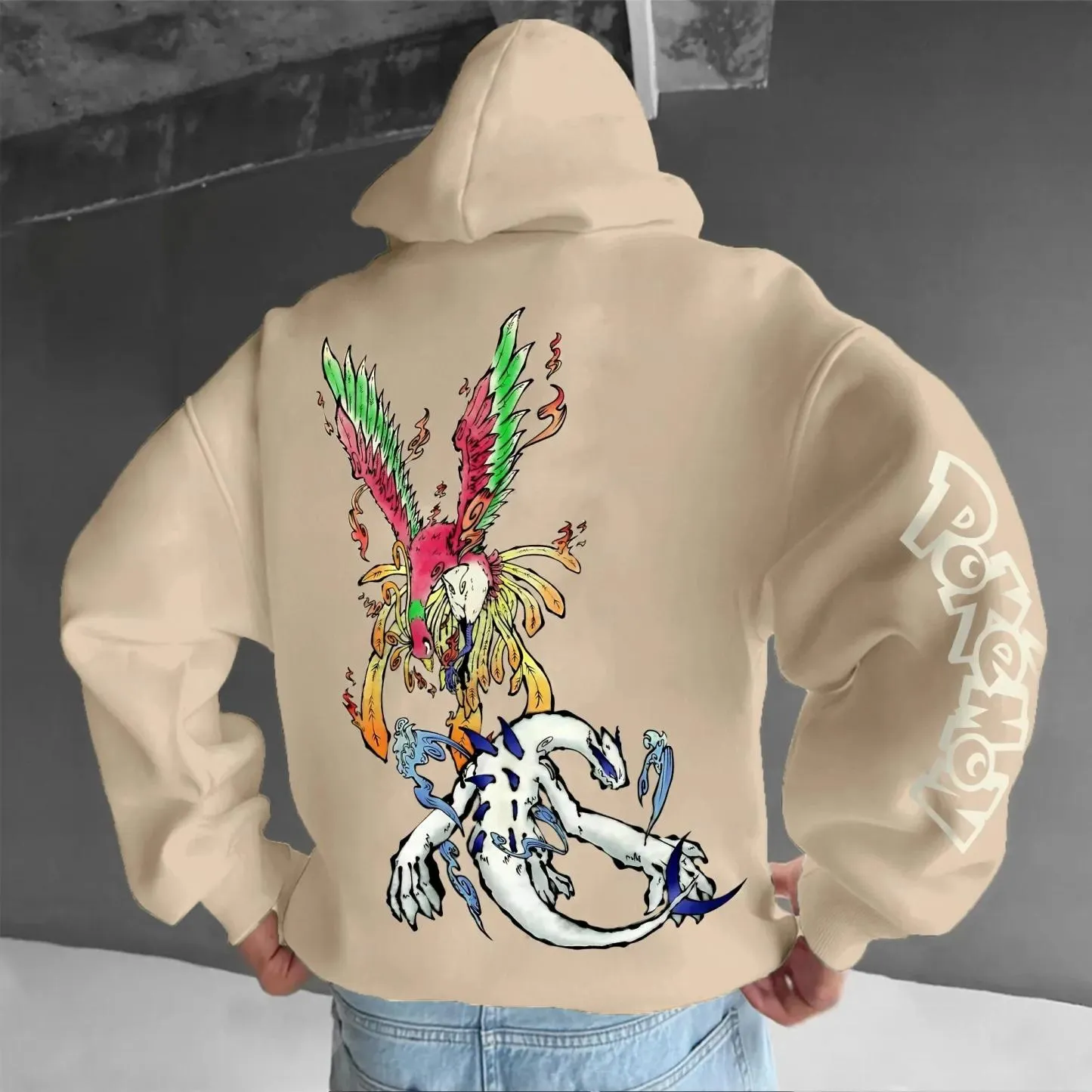 Pokémon Unisex Anime Rayquaza Hoodie