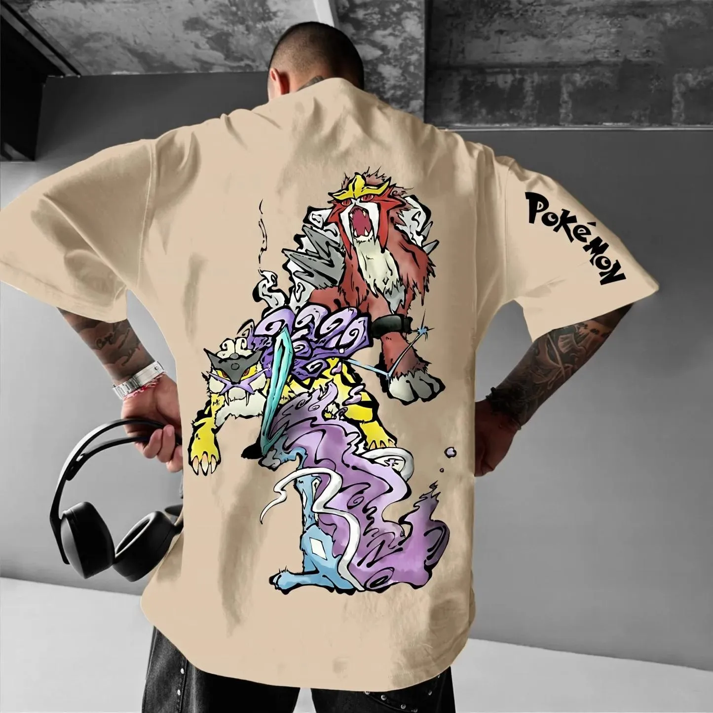 Pokémon Unisex Anime  T-shirt