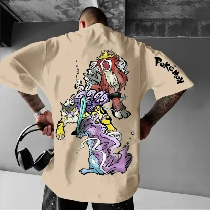 Pokémon Unisex Anime  T-shirt
