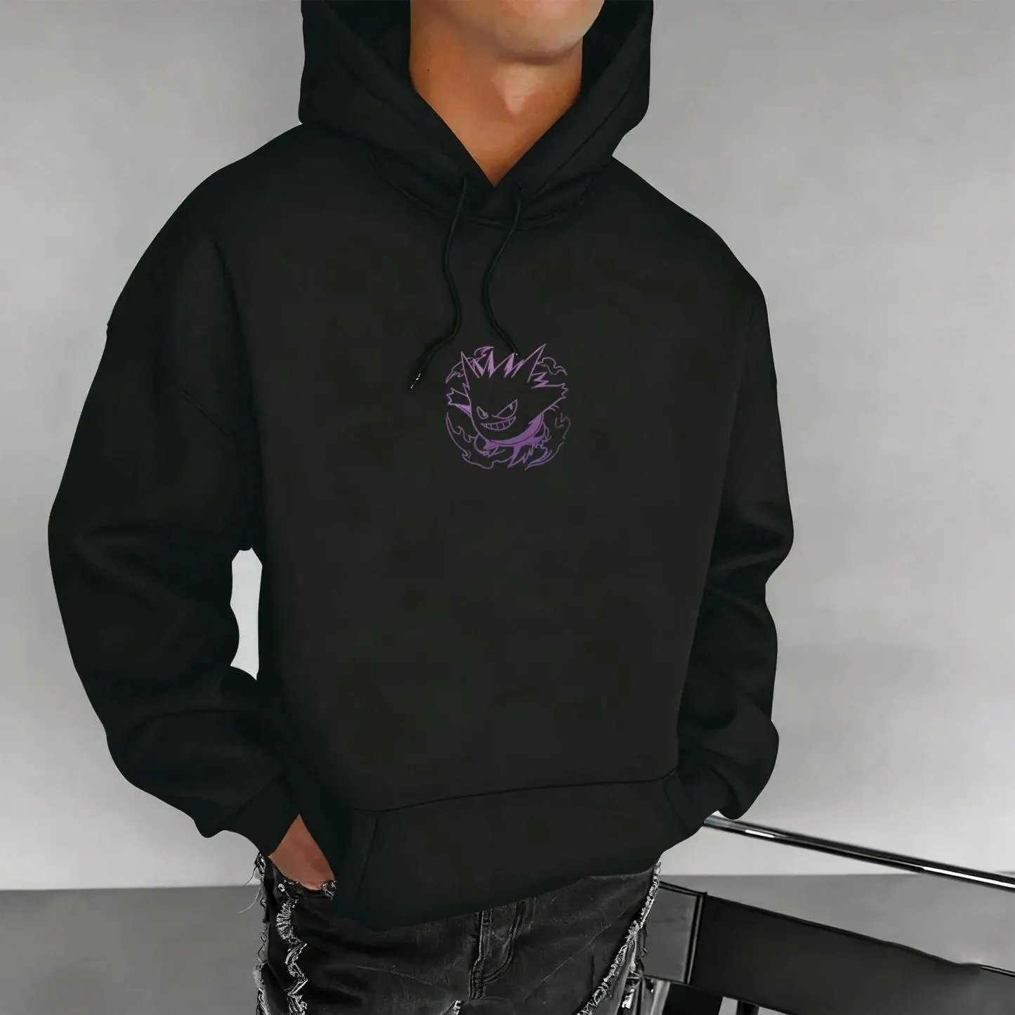 Pokémon Unisex Anime Gengar Hoodie