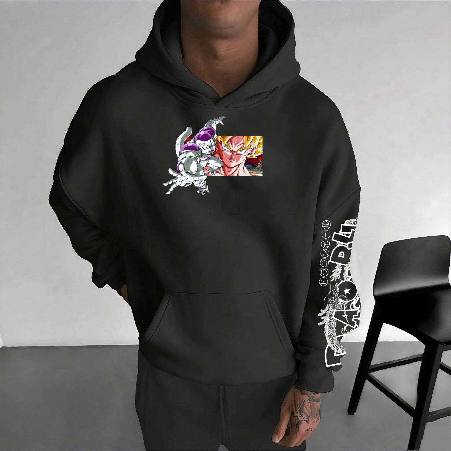 Unisex Anime Graphic Streetwear Hoodie