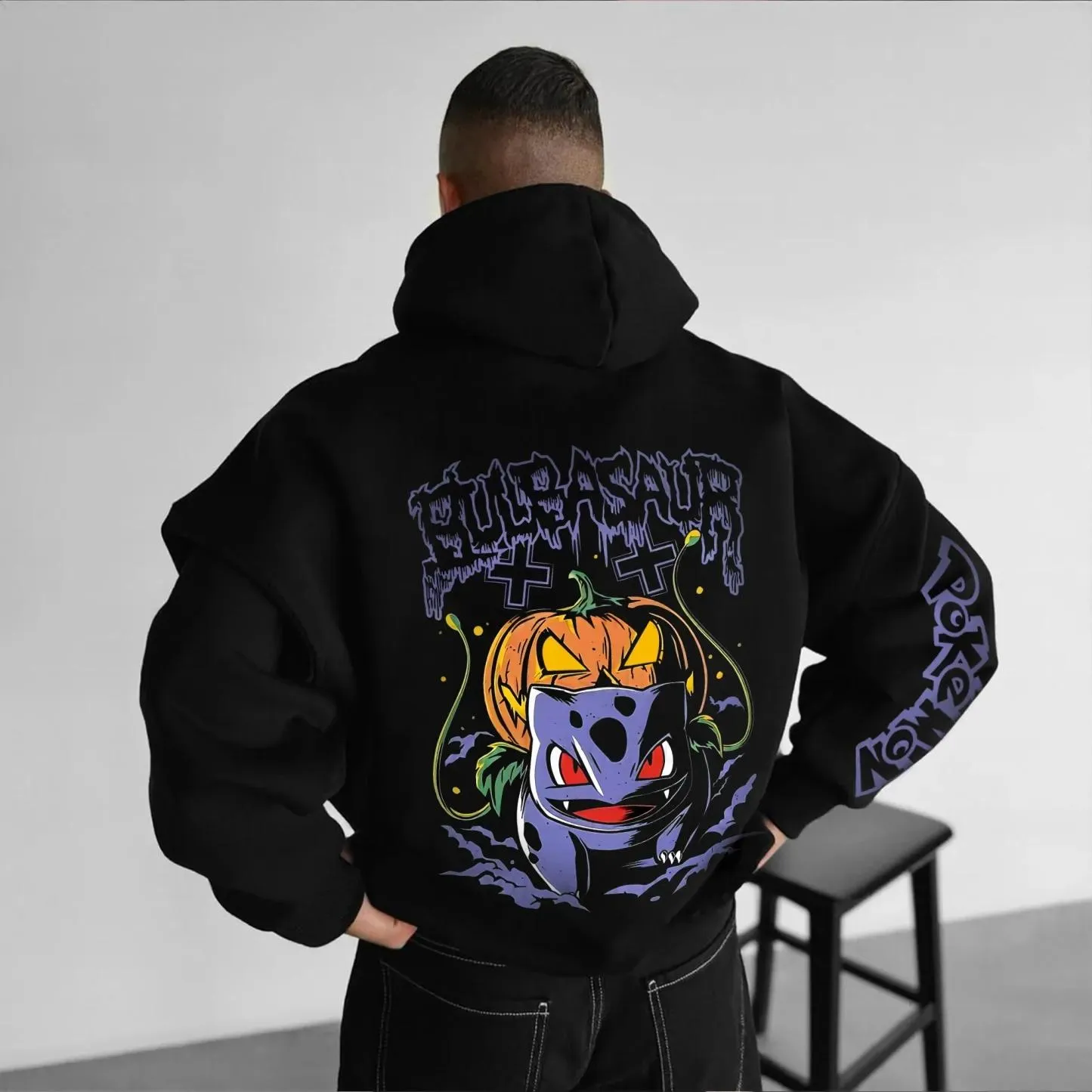 Pokémon Unisex Anime Bulbasaur Hoodie