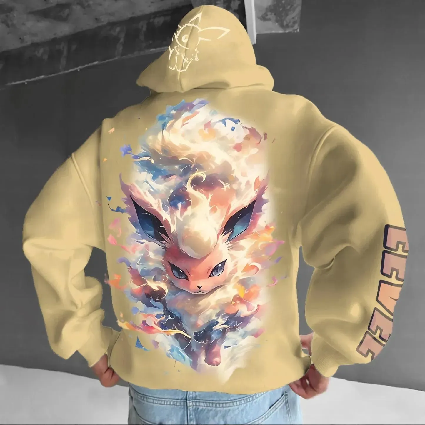 Pokémon Unisex Anime Eevee Hoodie