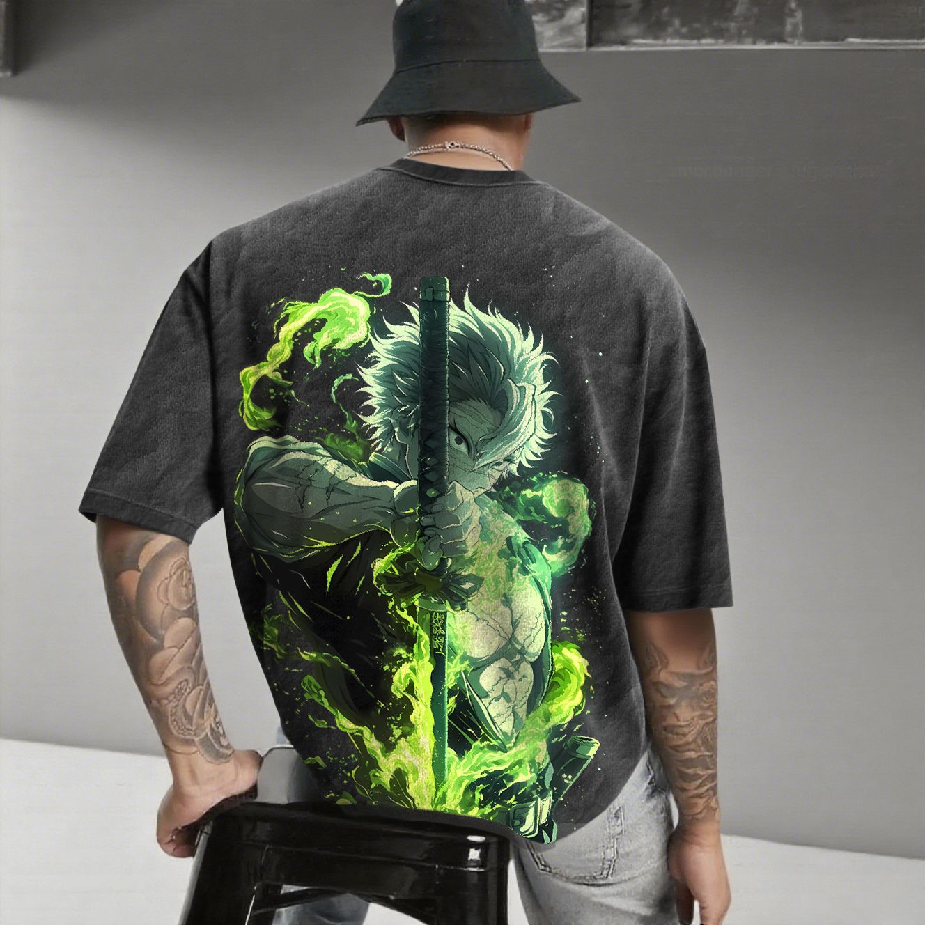 Unisex Anime Inspired Vintage T-Shirt