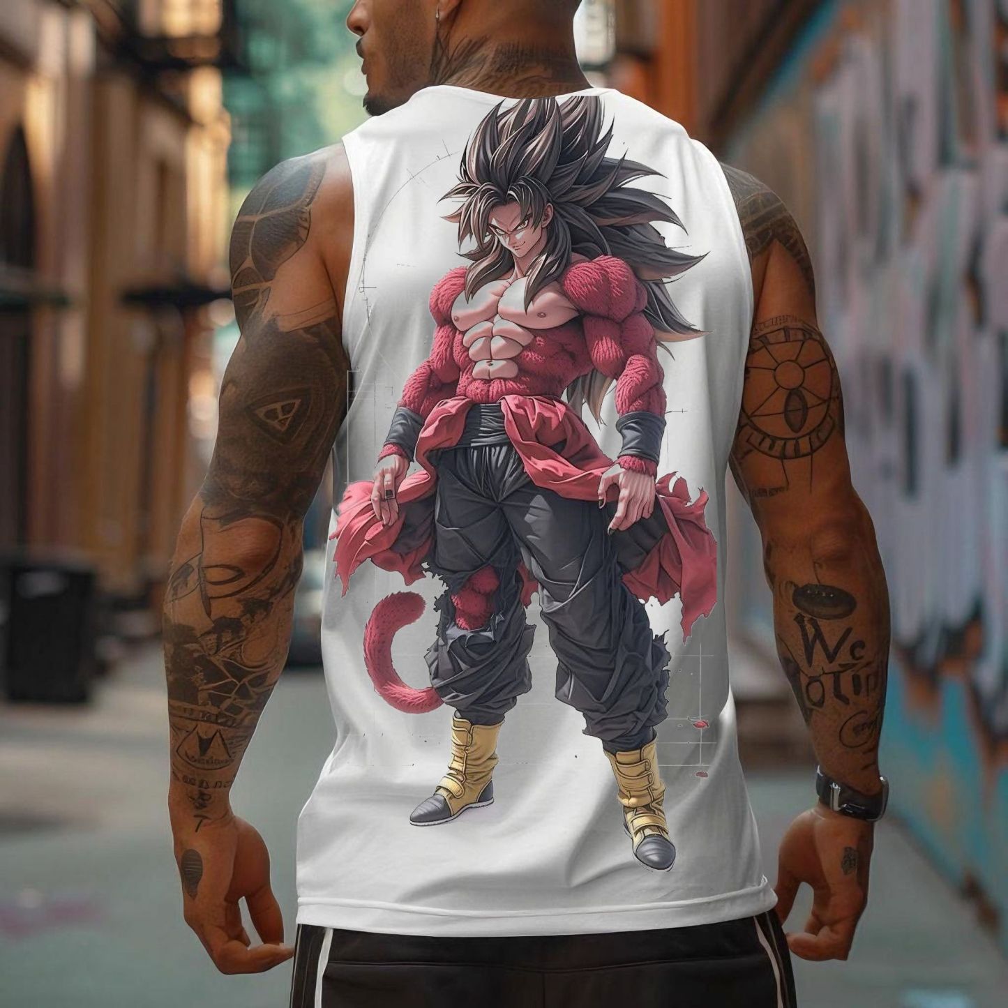 Unisex Anime Sleeveless Tank Top