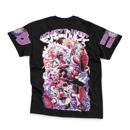 Monkey D. Luffy Gear 5th V4 One Piece Streetwear T-Shirt