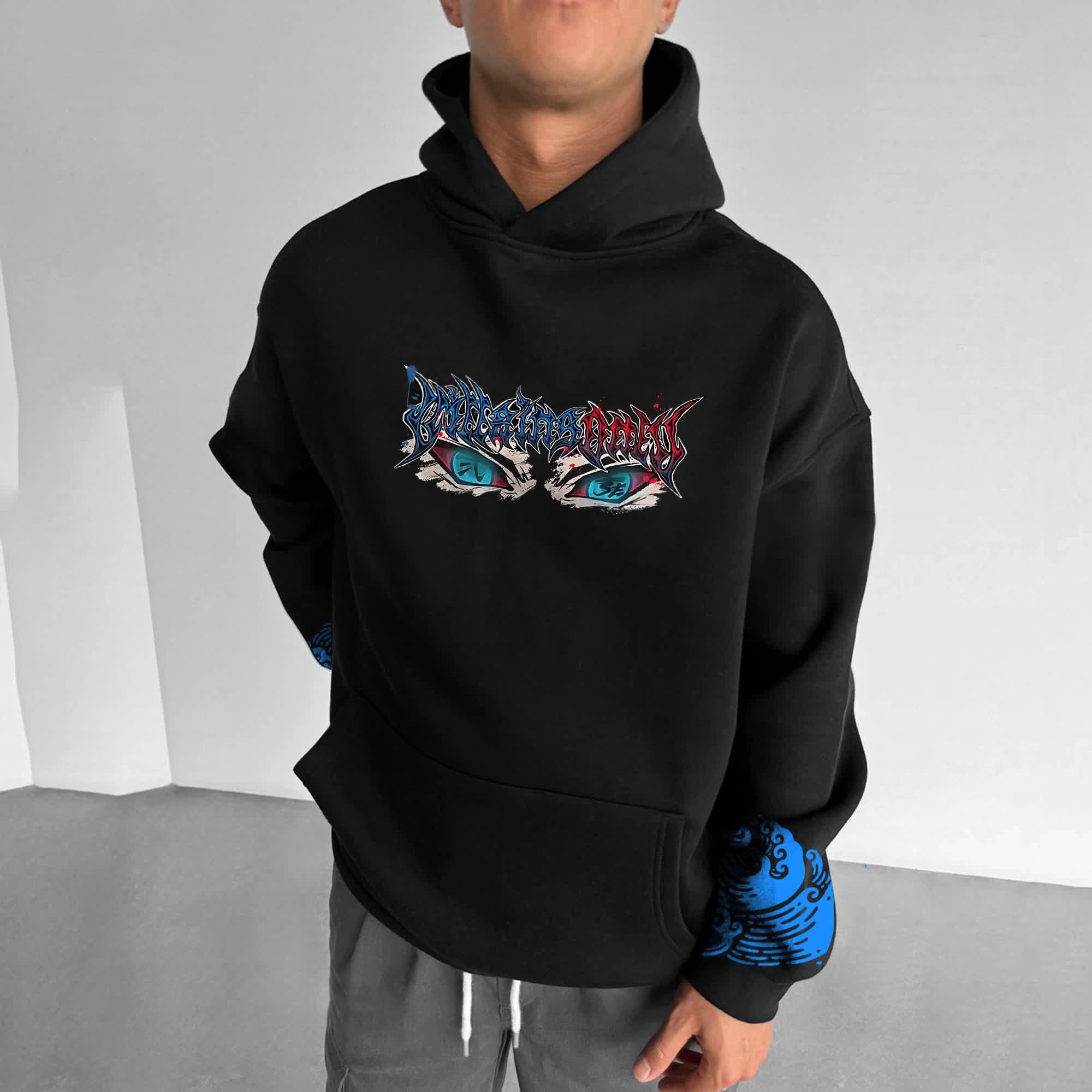 Unisex Anime Graphic Streetwear Vintage Hoodie