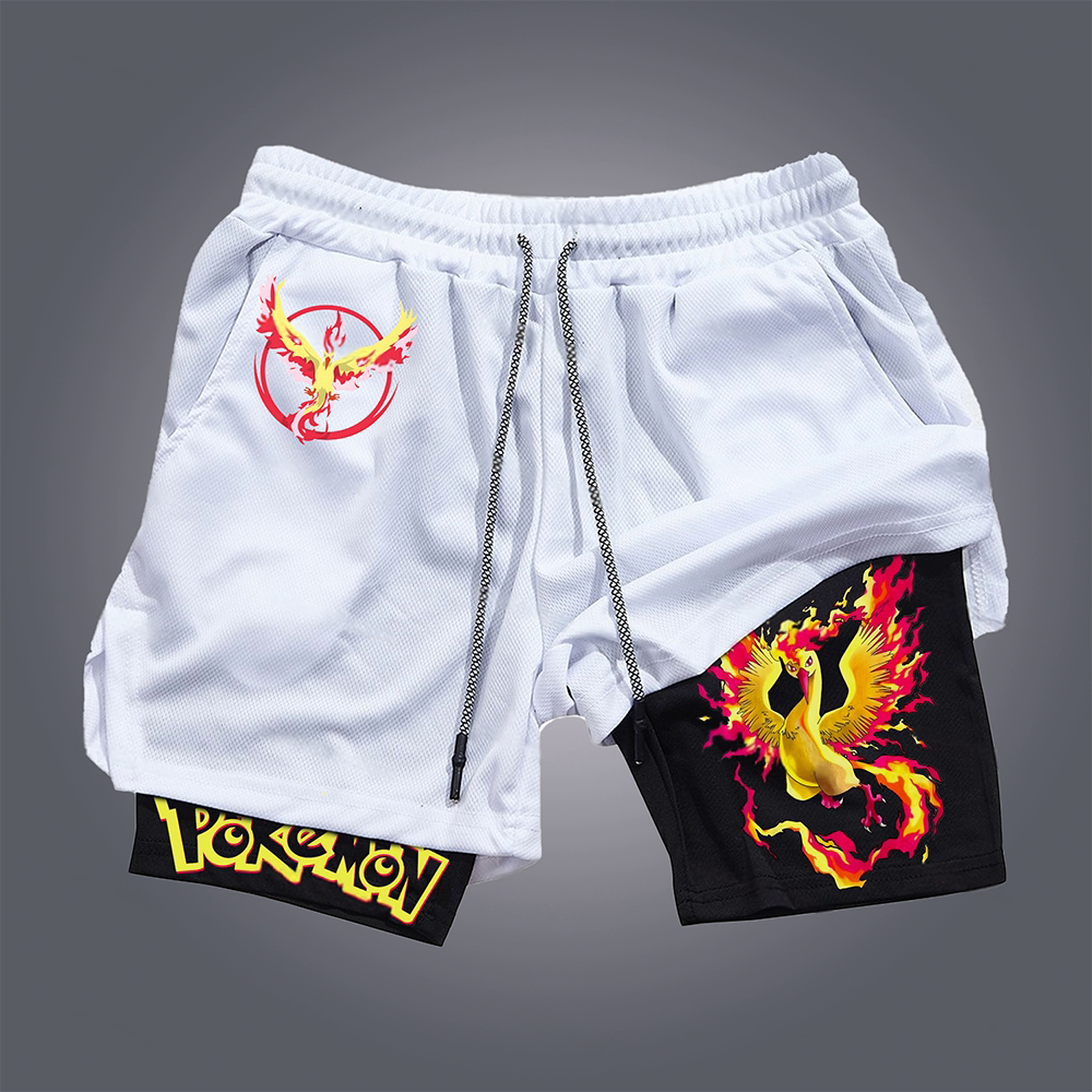 Unisex   Casual Anime Streetwear Shorts-AnimeClothe