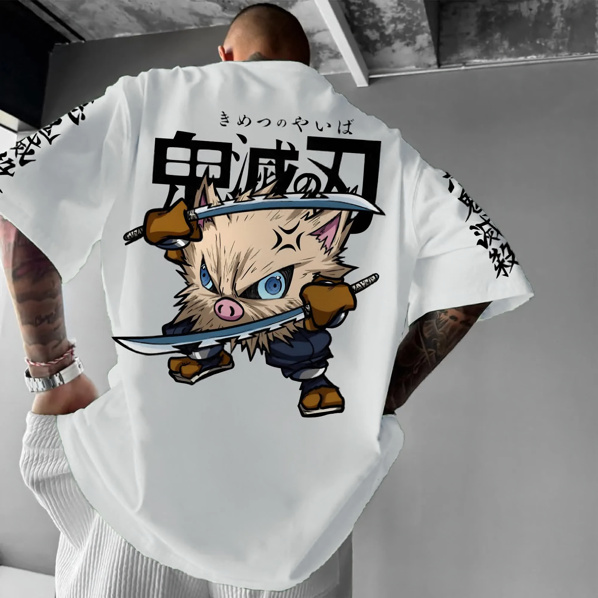 Unisex  Anime Inspired Vintage T-Shirt-AnimeClothe
