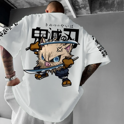 Unisex  Anime Inspired Vintage T-Shirt-AnimeClothe