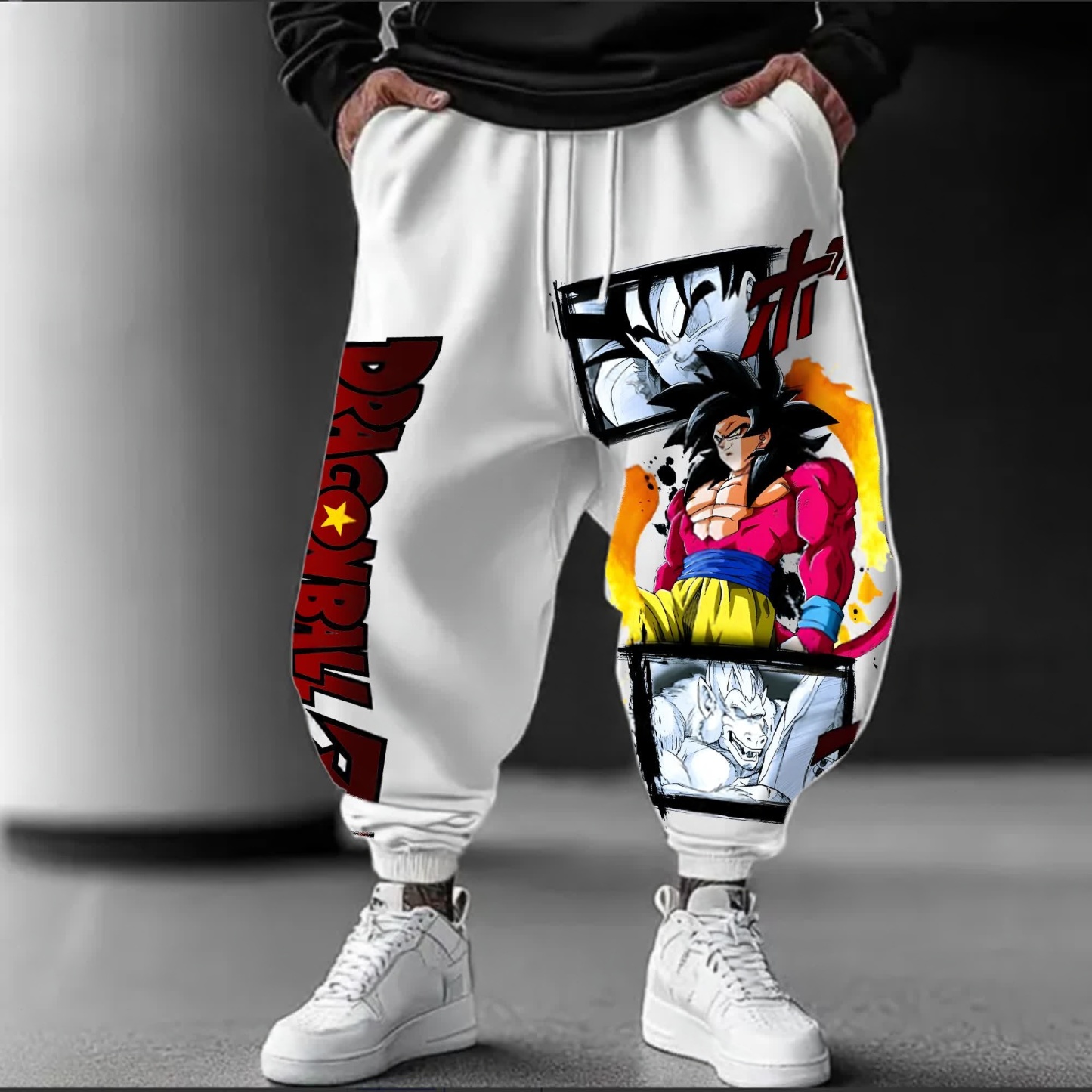 Unisex Anime Inspired Vintage Pants-AnimeClothe