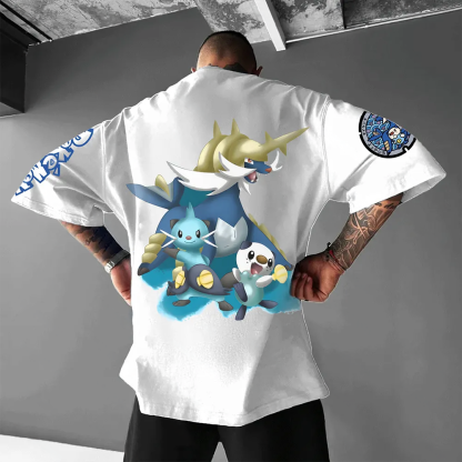 Unisex   Anime Inspired Vintage T-Shirt-AnimeClothe