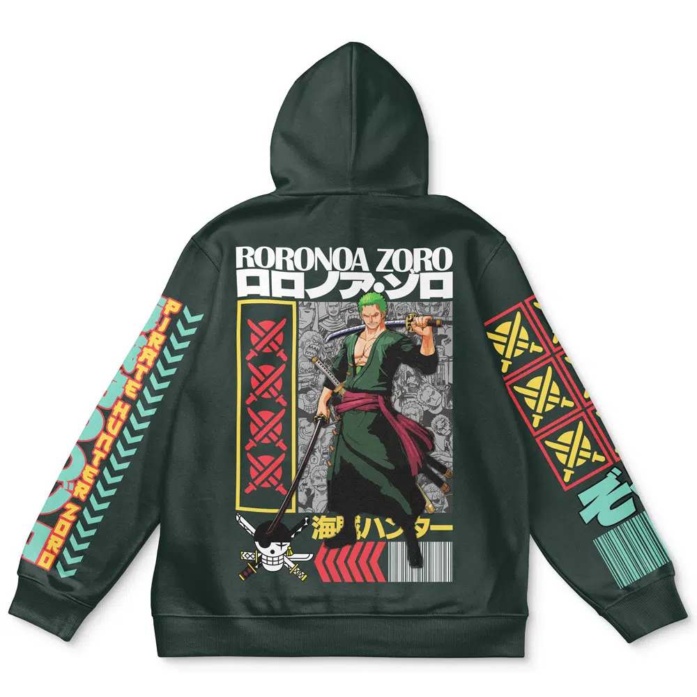  Roronoa Zoro V2   Streetwear Hoodie-AnimeClothe