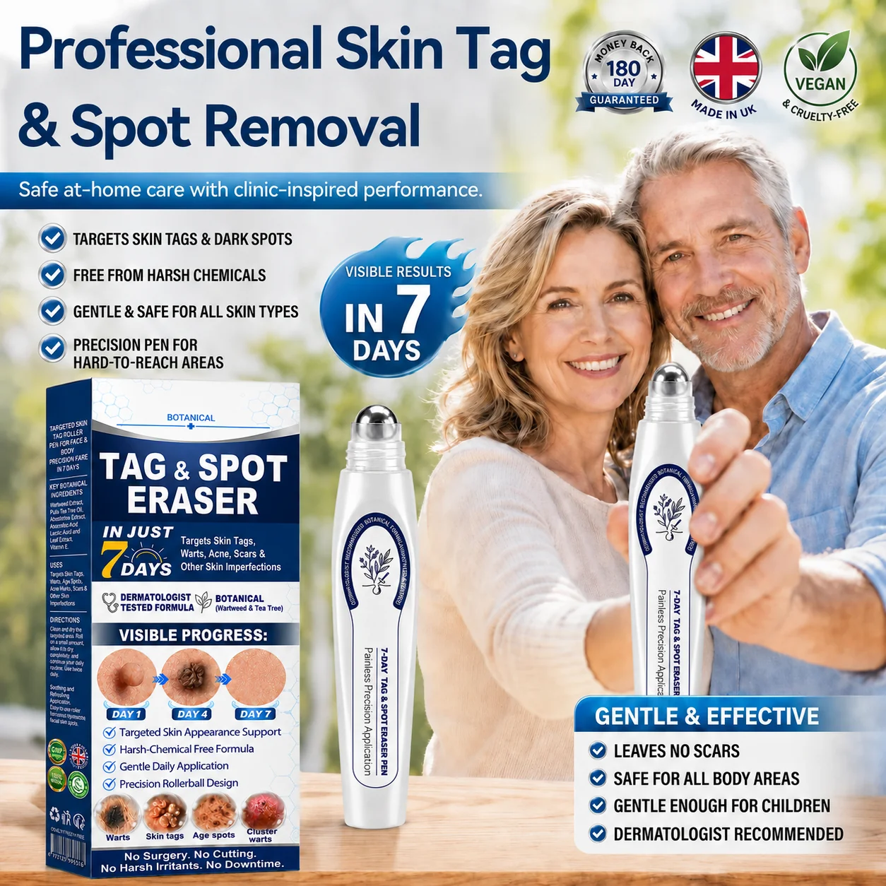 7-Day Tag and Spot Eraser product presentation