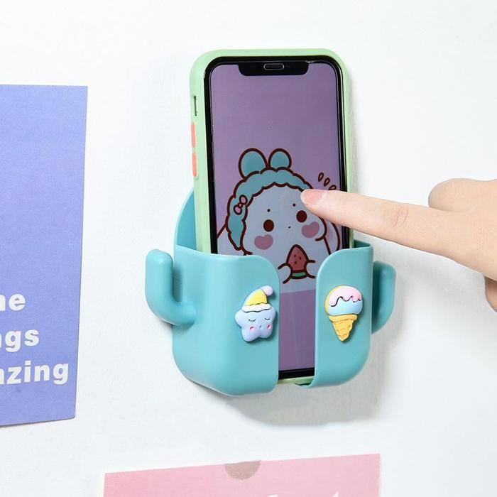 Wall Mount Multifunctional Phone Holder