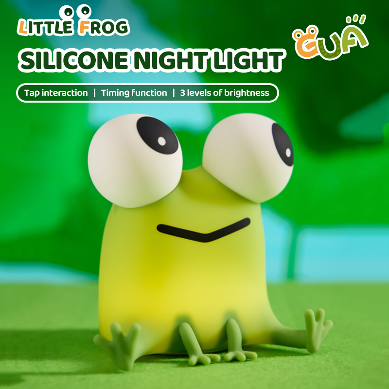 🐸Little frog pressing the silicone lamp