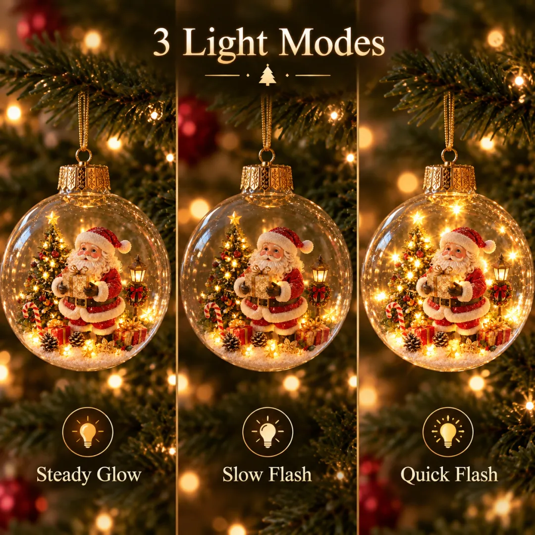 🎄Glowing Christmas Diorama Ornament🎄
