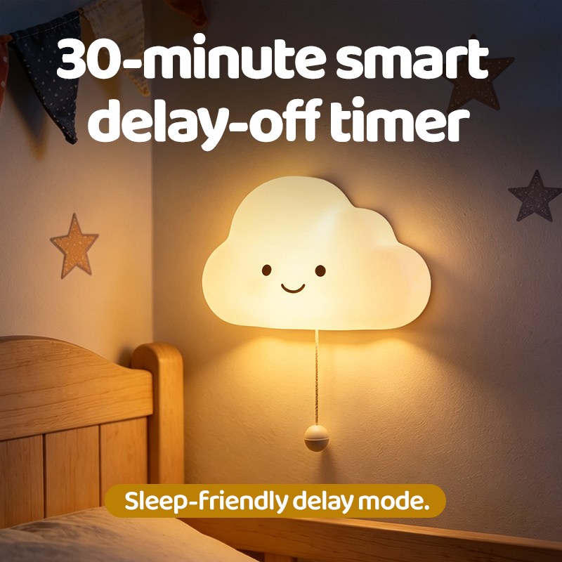 ☁️"DreamyCloud" Wall-Mount Silicone Night Light